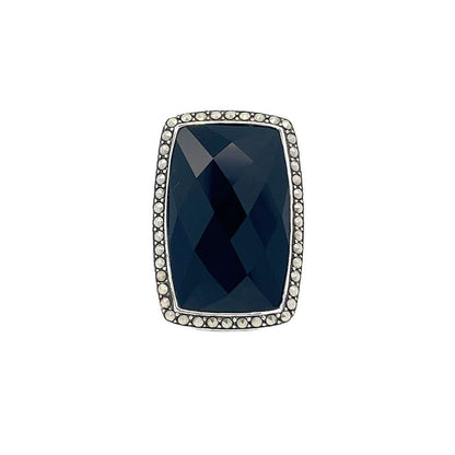925 Silver Sterling Silver Black Onyx Ring