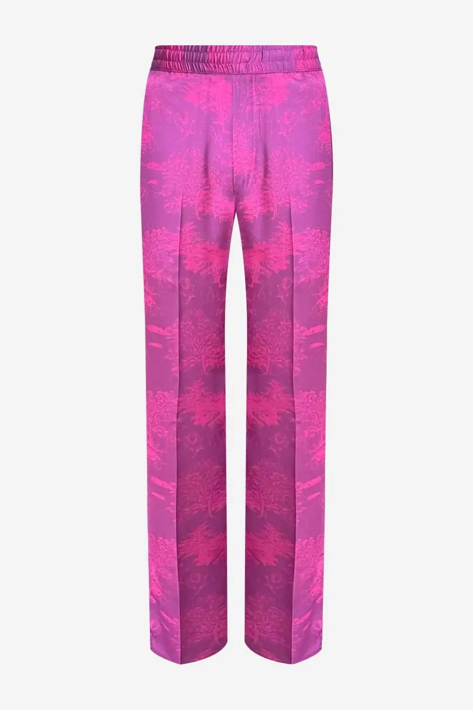 French-Made 100% Silk Savanna Print Pants - Mens - My Luxe Brands