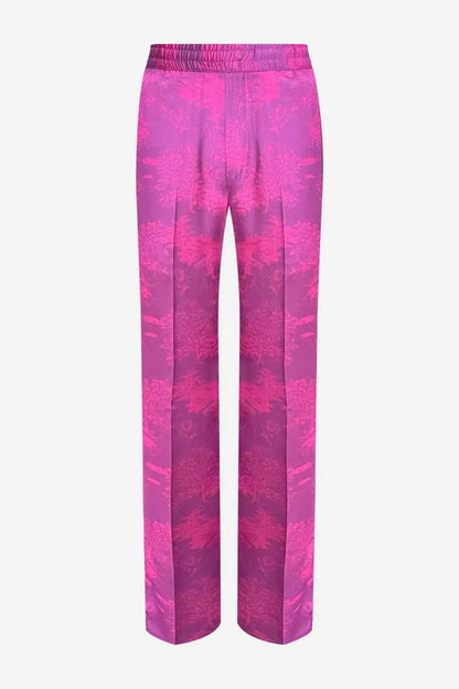 French-Made 100% Silk Savanna Print Pants - Mens - My Luxe Brands