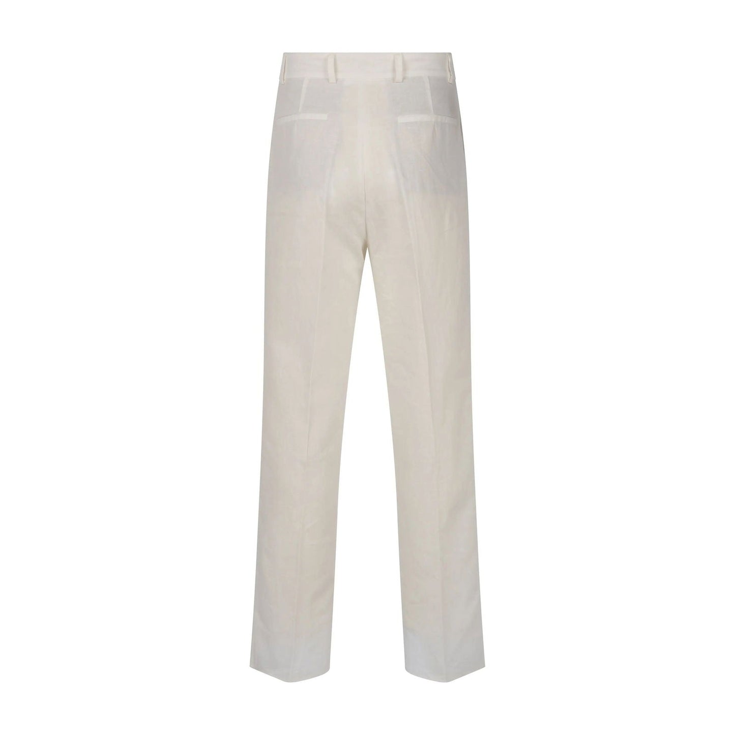 Linen White Pleated Pants - My Luxe Brands