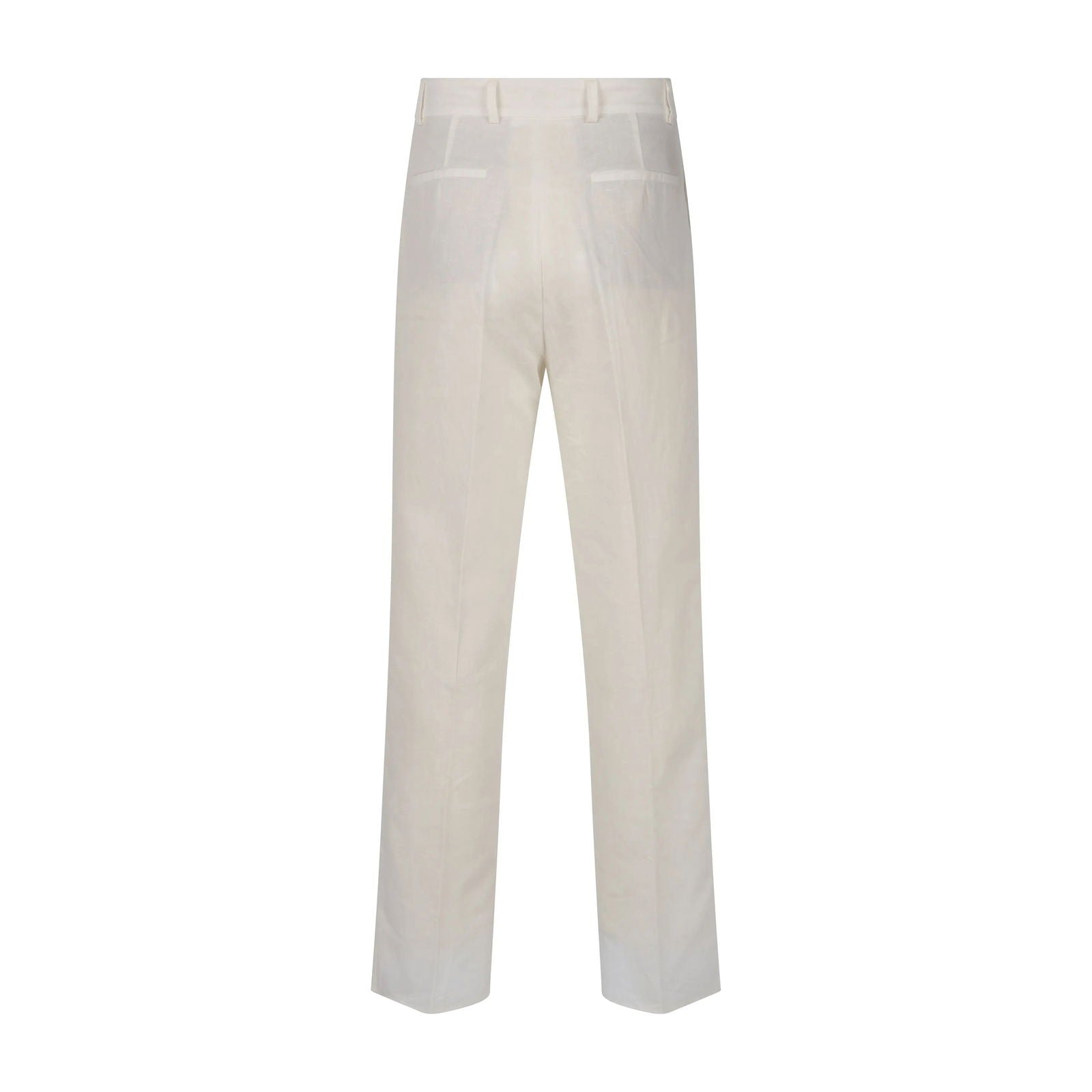 Linen White Pleated Pants - My Luxe Brands