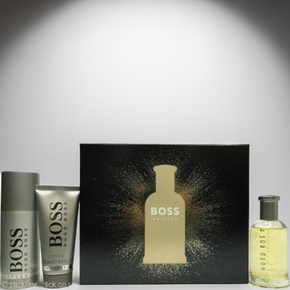 Hugo Boss Boss Bottled Gift Set 100ml EDT + 100ml Shower Gel + 150ml Deodorant Spray