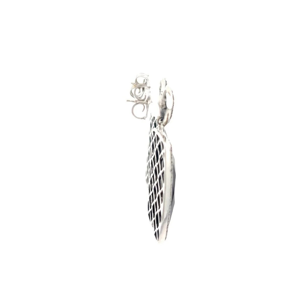 925 Silver Sterling Silver Black Onyx Earrings