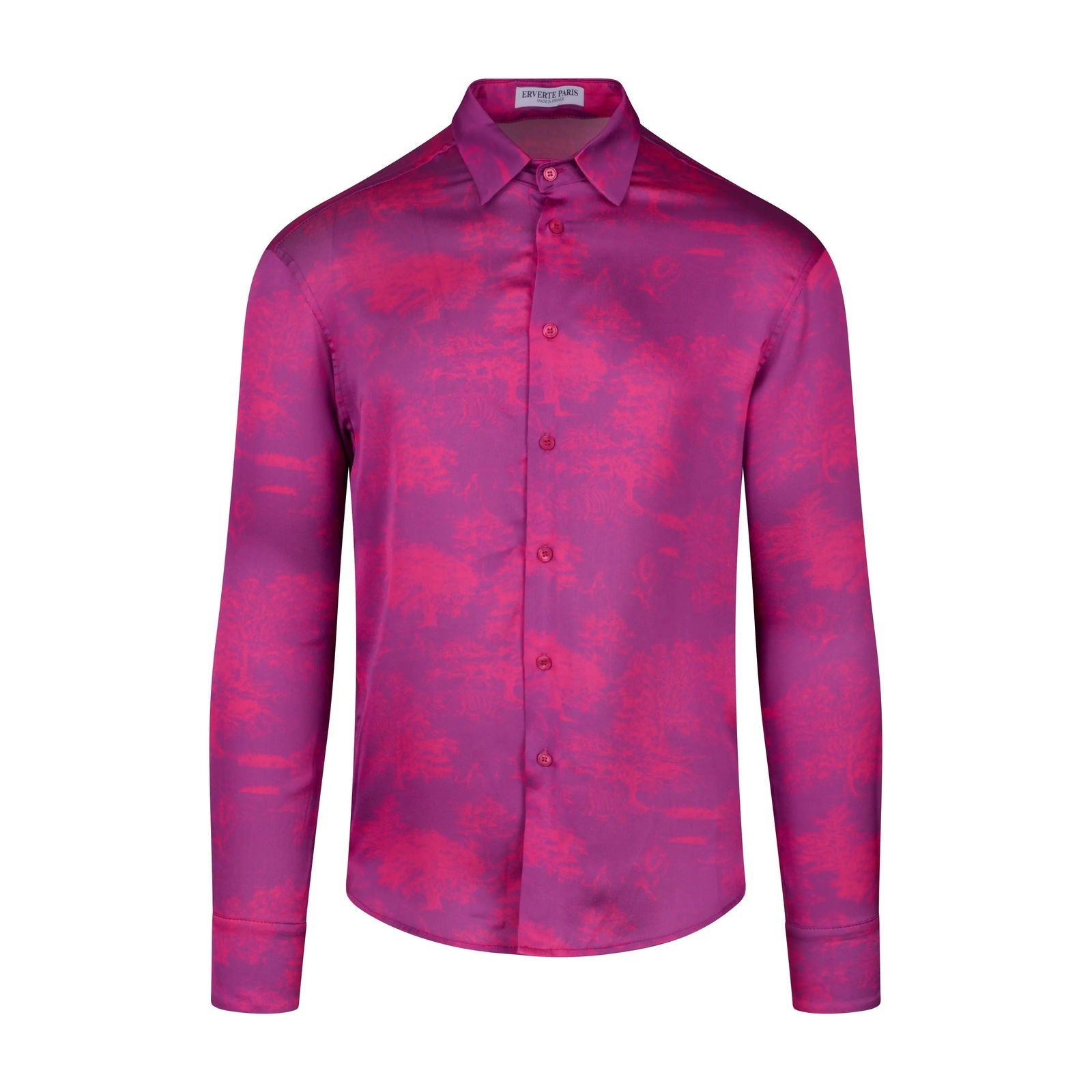 Silk Shirt with Savanna Print - Made in France - Mens - My Luxe Brands