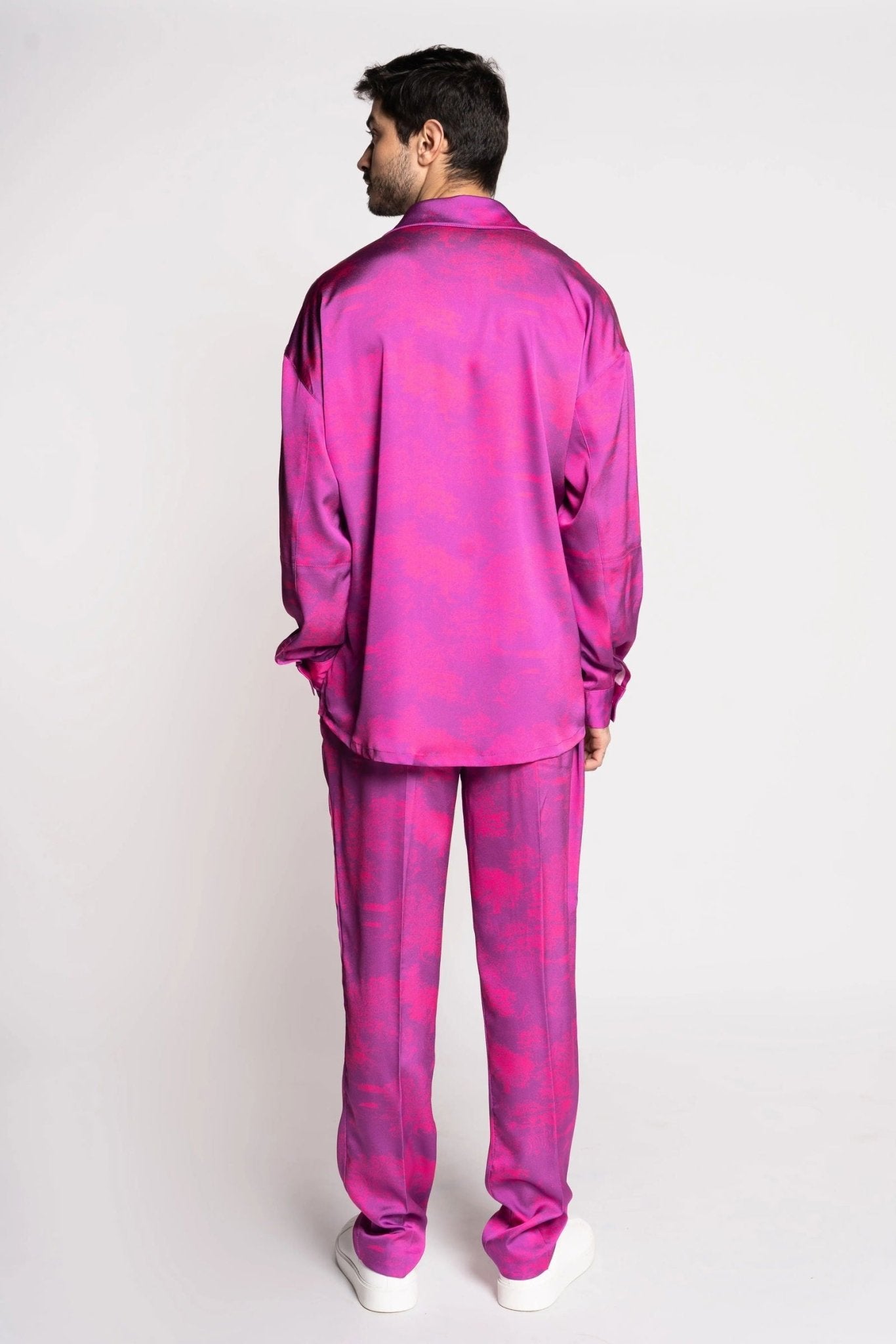 Silk Shirt with Savanna Print - Made in France - Mens - My Luxe Brands