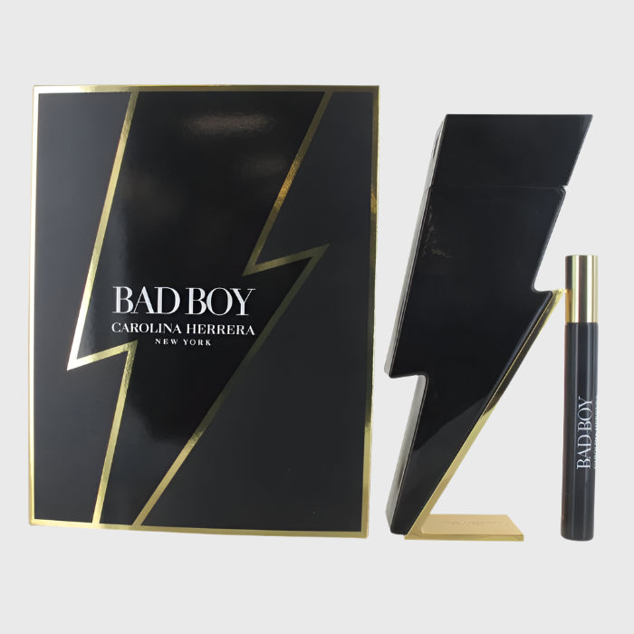 Carolina Herrera Bad Boy Gift Set 100ml EDT + 10ml EDT