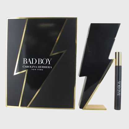 Carolina Herrera Bad Boy Gift Set 100ml EDT + 10ml EDT